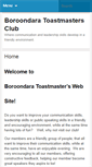 Mobile Screenshot of boroondara.toastmasters.org.au